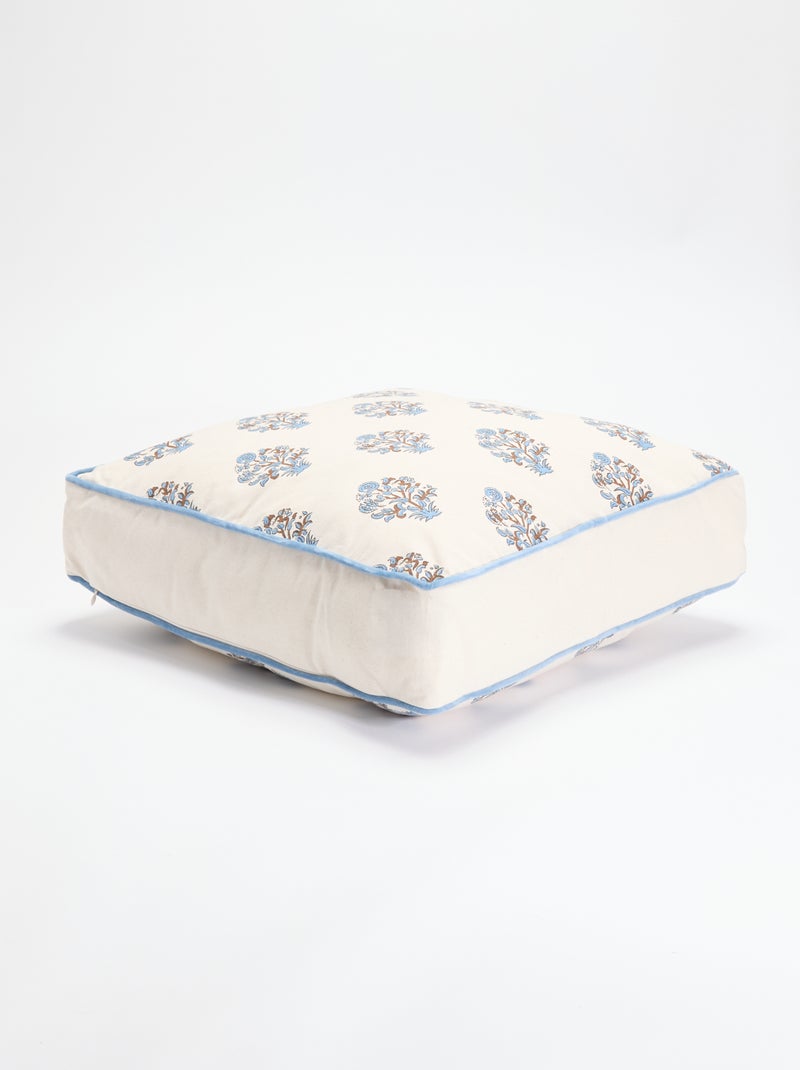 Groot vloerkussen - Kiabi Home Blauw - Kiabi