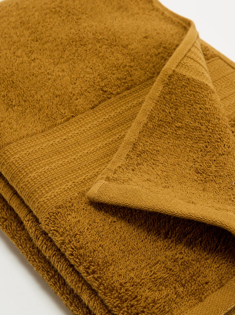 Grote badhanddoek 90 x 150 cm Geel - Kiabi