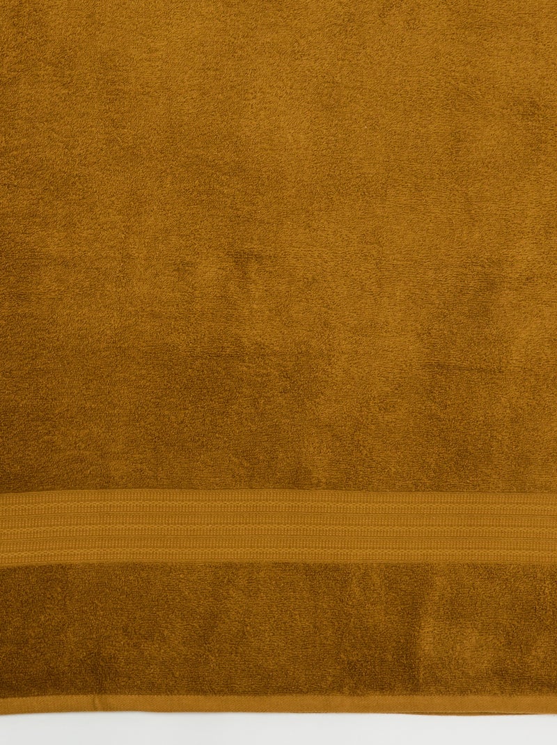 Grote badhanddoek 90 x 150 cm Geel - Kiabi