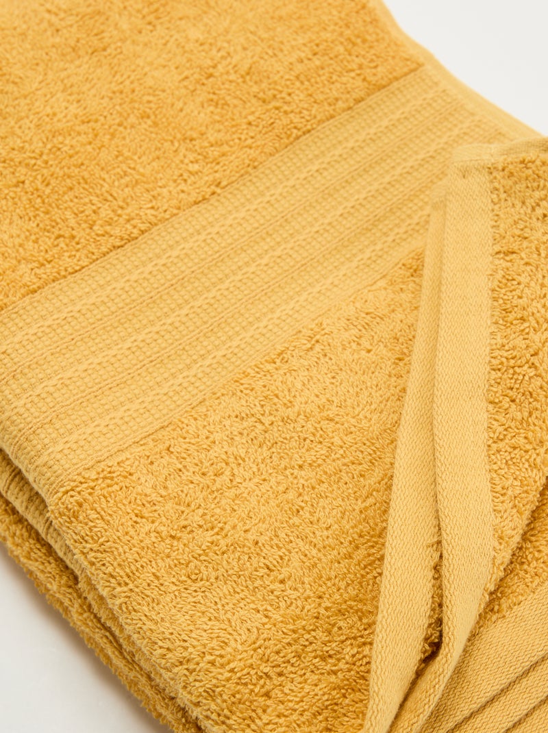 Grote badhanddoek 90 x 150 cm Geel - Kiabi