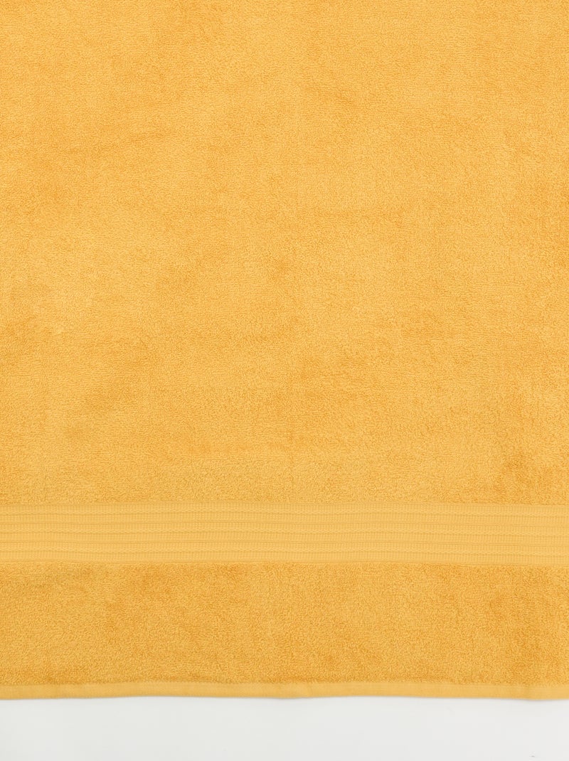 Grote badhanddoek 90 x 150 cm Geel - Kiabi