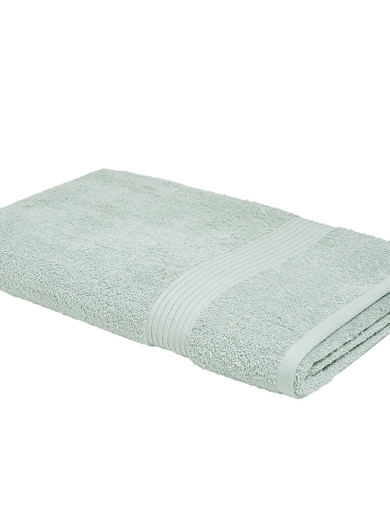 Grote badhanddoek 90 x 150 cm Licht groen - Kiabi
