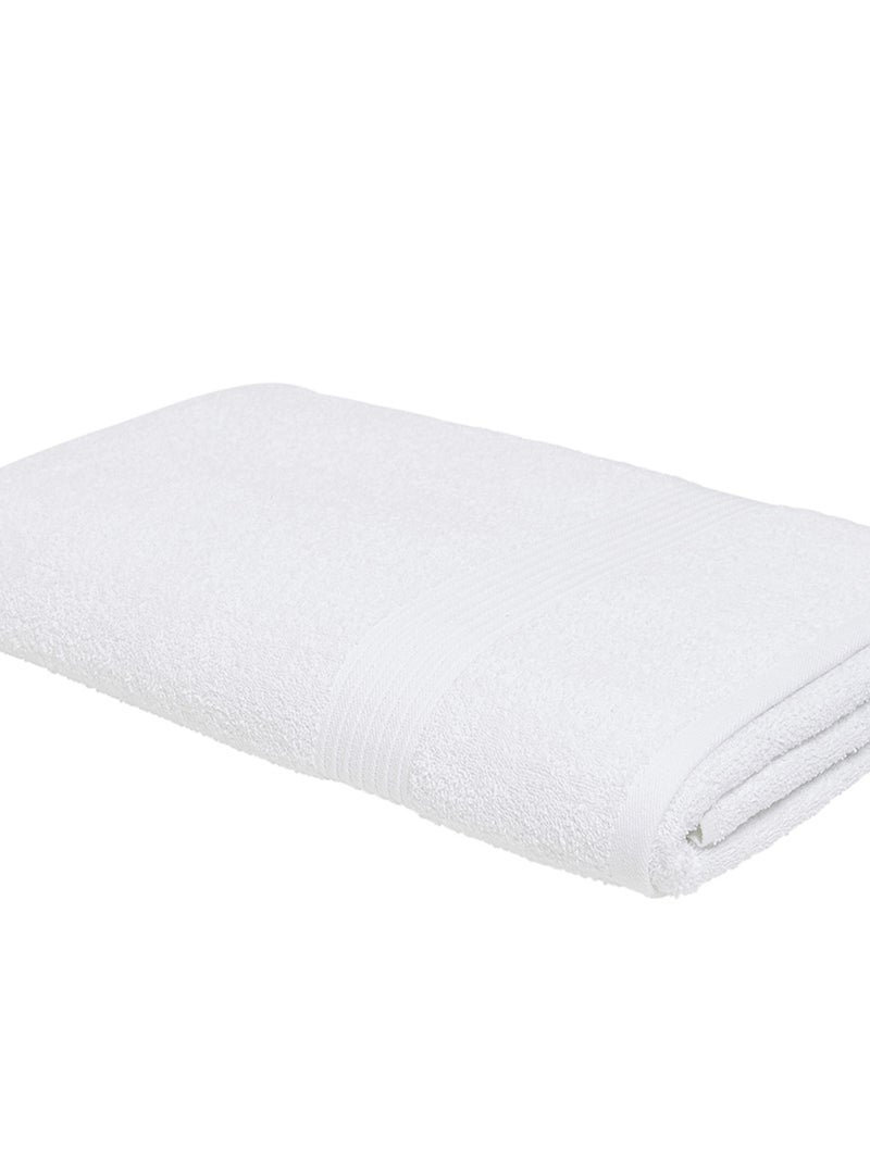 Grote badhanddoek 90 x 150 cm WIT - Kiabi