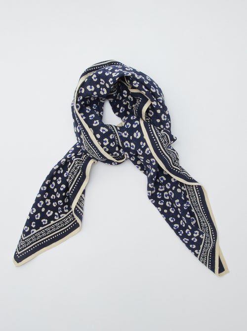 Grote foulard met print - Kiabi