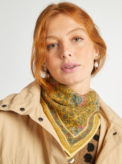Grote foulard met print - Kiabi