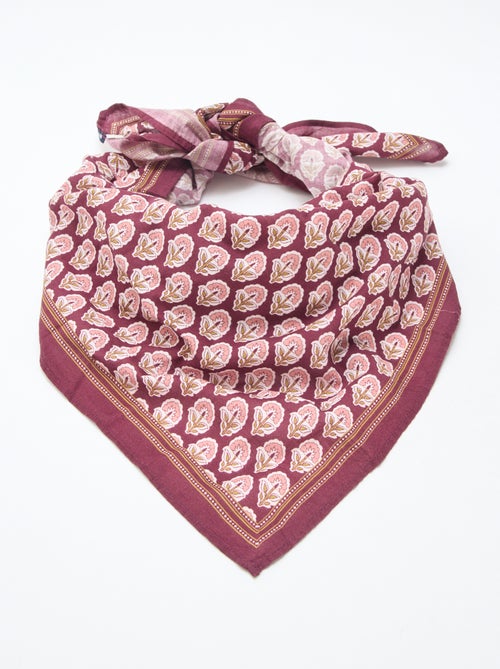 Grote foulard met print - Kiabi