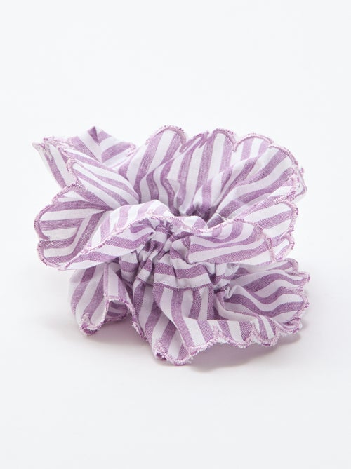 Grote gestreepte scrunchie - Kiabi