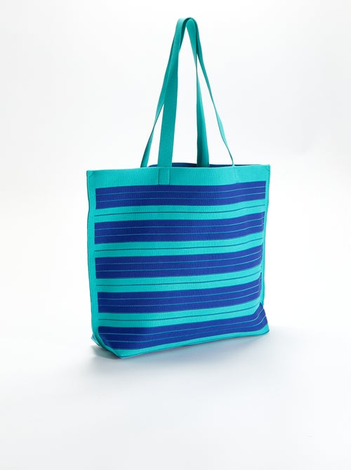 Grote gestreepte shopper - Kiabi