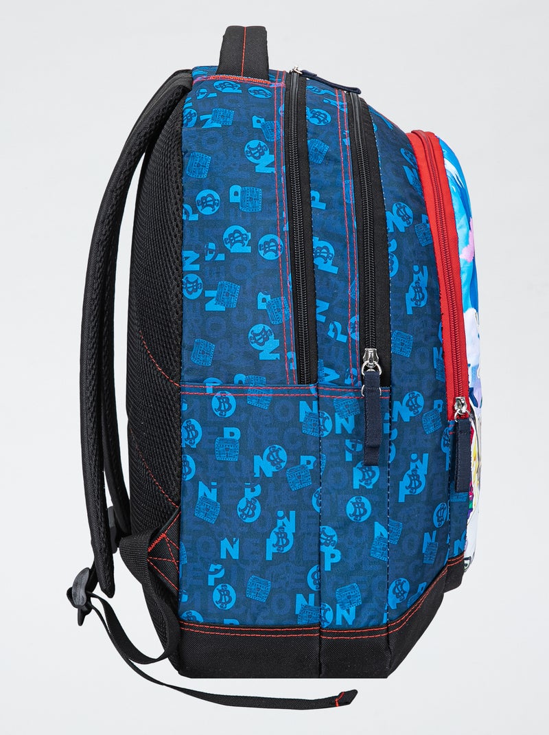 Grote One Piece-rugtas BLAUW - Kiabi