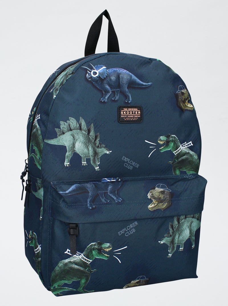 Grote rugzak in dinothema Blauw - Kiabi