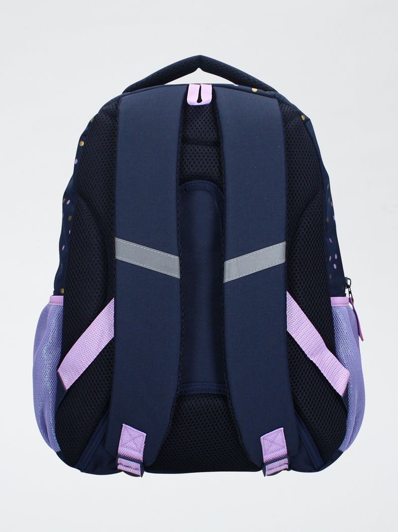 Grote rugzak met stippen Blauw - Kiabi