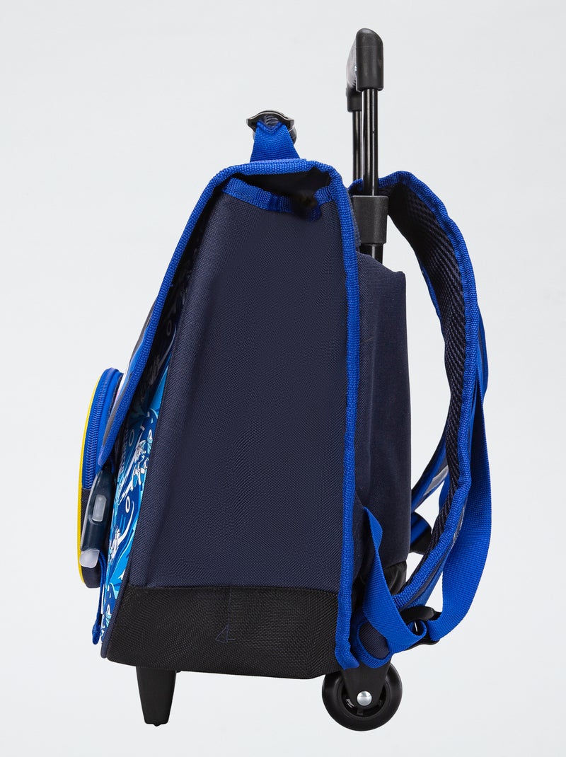 Grote schooltas met Sonic-print BLAUW - Kiabi