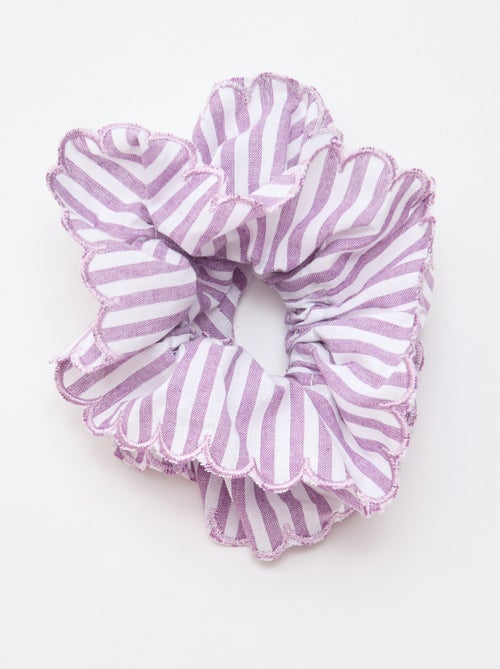 Grote scrunchie met vichyruit - Kiabi