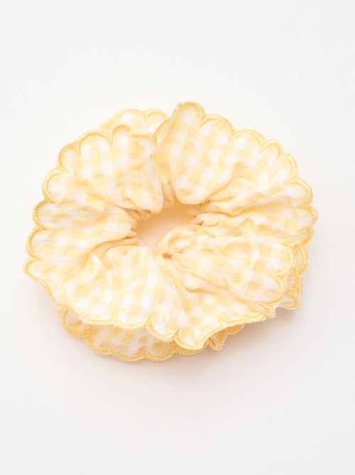 Grote scrunchie met vichyruitjes - Kiabi