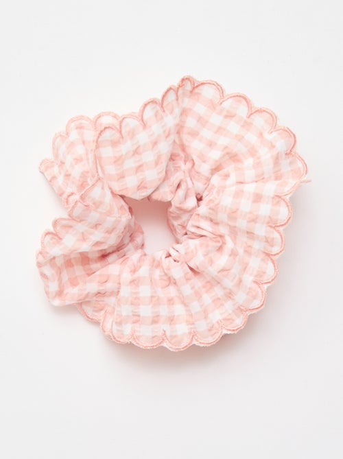 Grote scrunchie met vichyruitjes - Kiabi