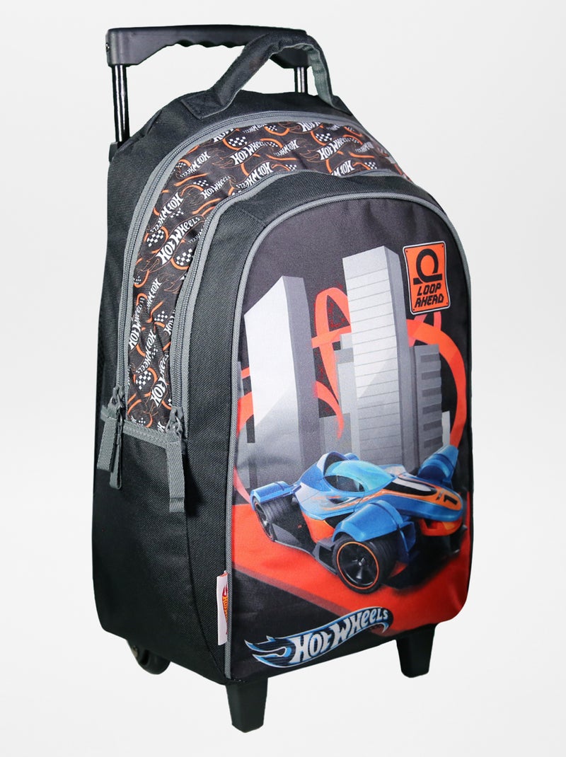 Grote tas met wieltjes 'Hot Wheels' ZWART - Kiabi