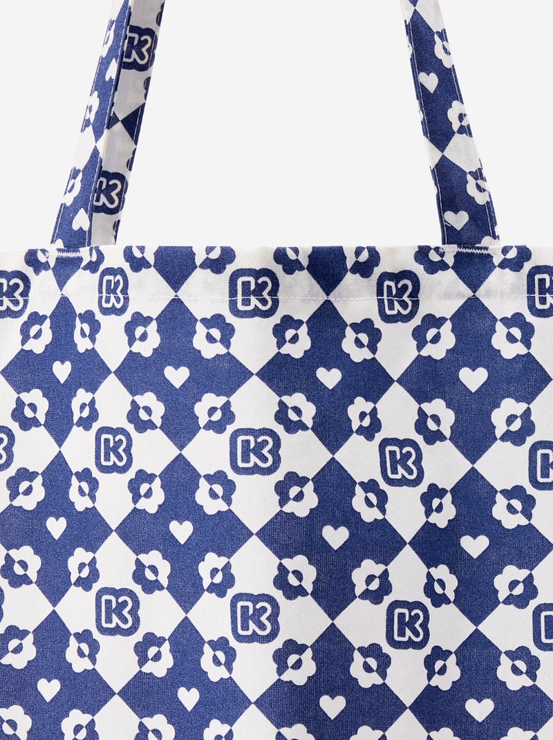 Grote totebag als boodschappentas in XXL-formaat Blauw - Kiabi