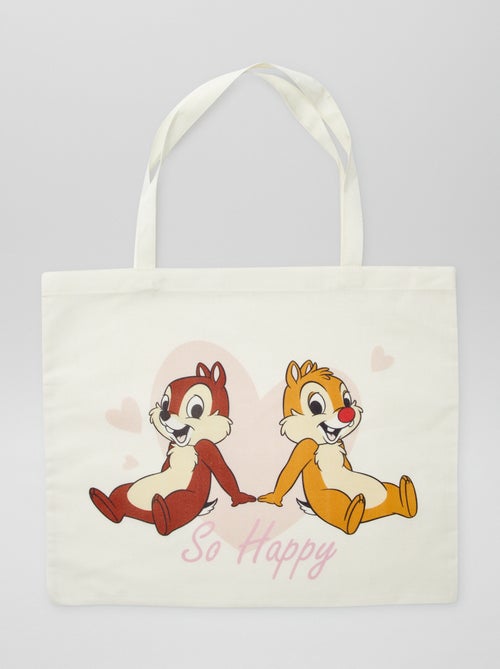 Grote totebag 'Knabbel & Babbel' van 'Disney - Kiabi