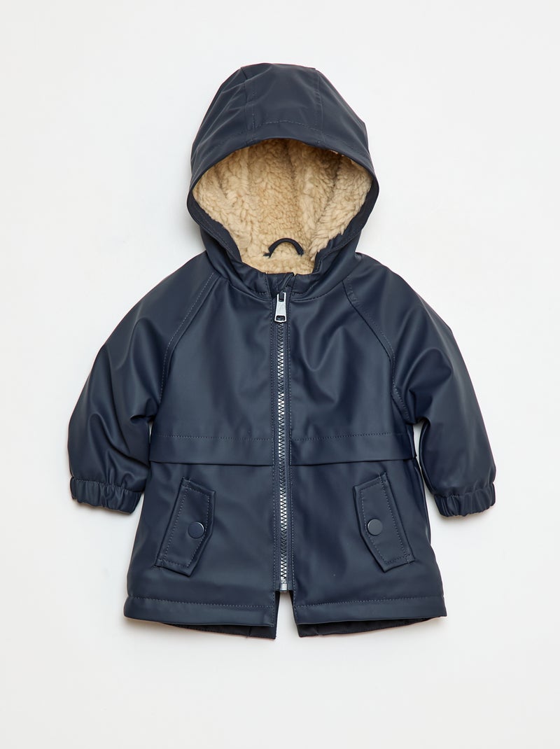 Gummy parka Blauw - Kiabi