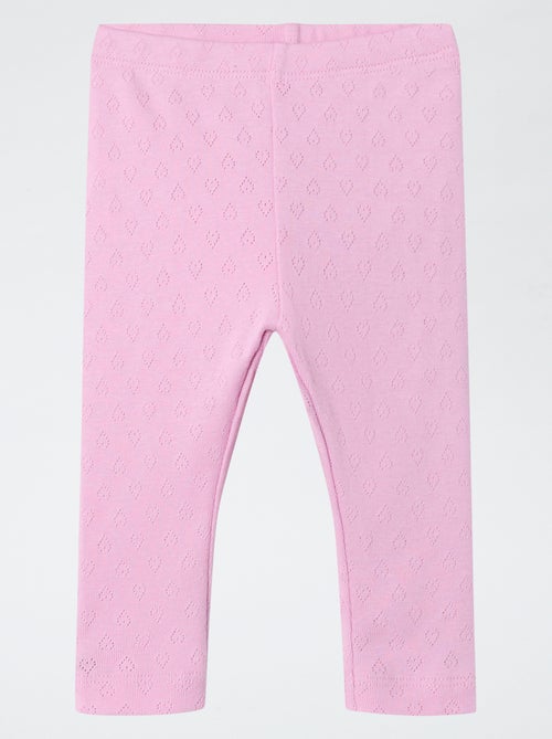 'Guppy'-legging met opengewerkte hartjes - Kiabi