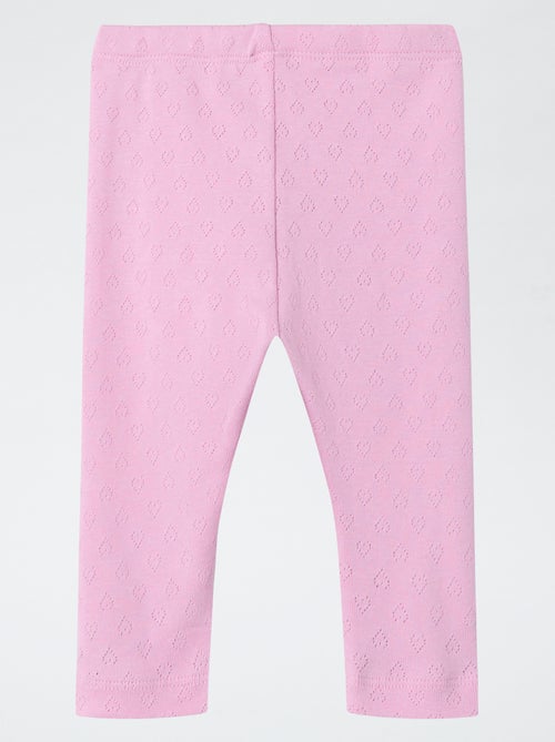 'Guppy'-legging met opengewerkte hartjes - Kiabi
