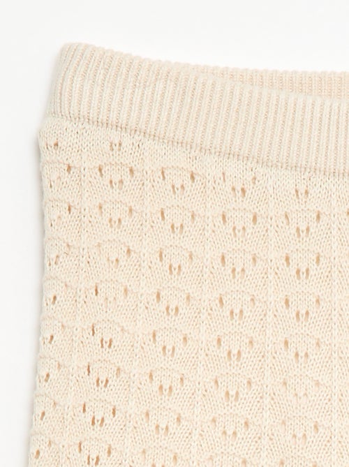 Haakpantalon met uitlopende pijpen / flare model - Kiabi