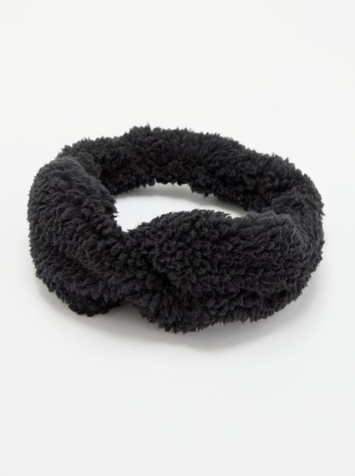 Haarband met schapenvachteffect - Kiabi