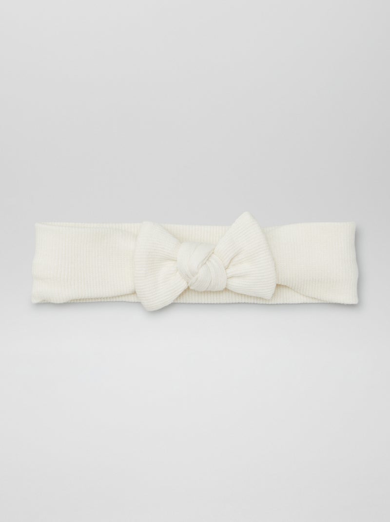 Haarband met strik BIEGE - Kiabi
