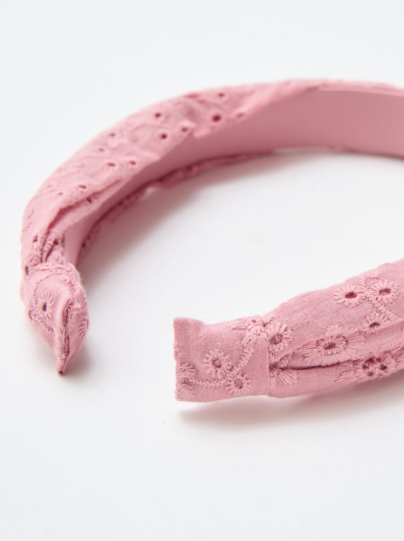 Haarband van Engels borduurwerk Rose - Kiabi