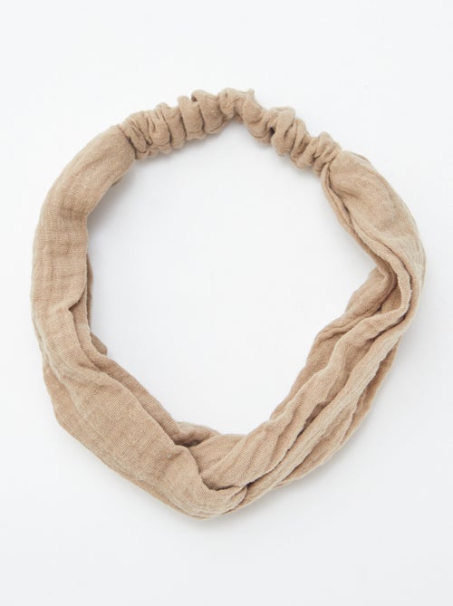 Haarband van luchtig katoen - Kiabi