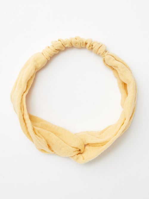 Haarband van luchtig katoen - Kiabi