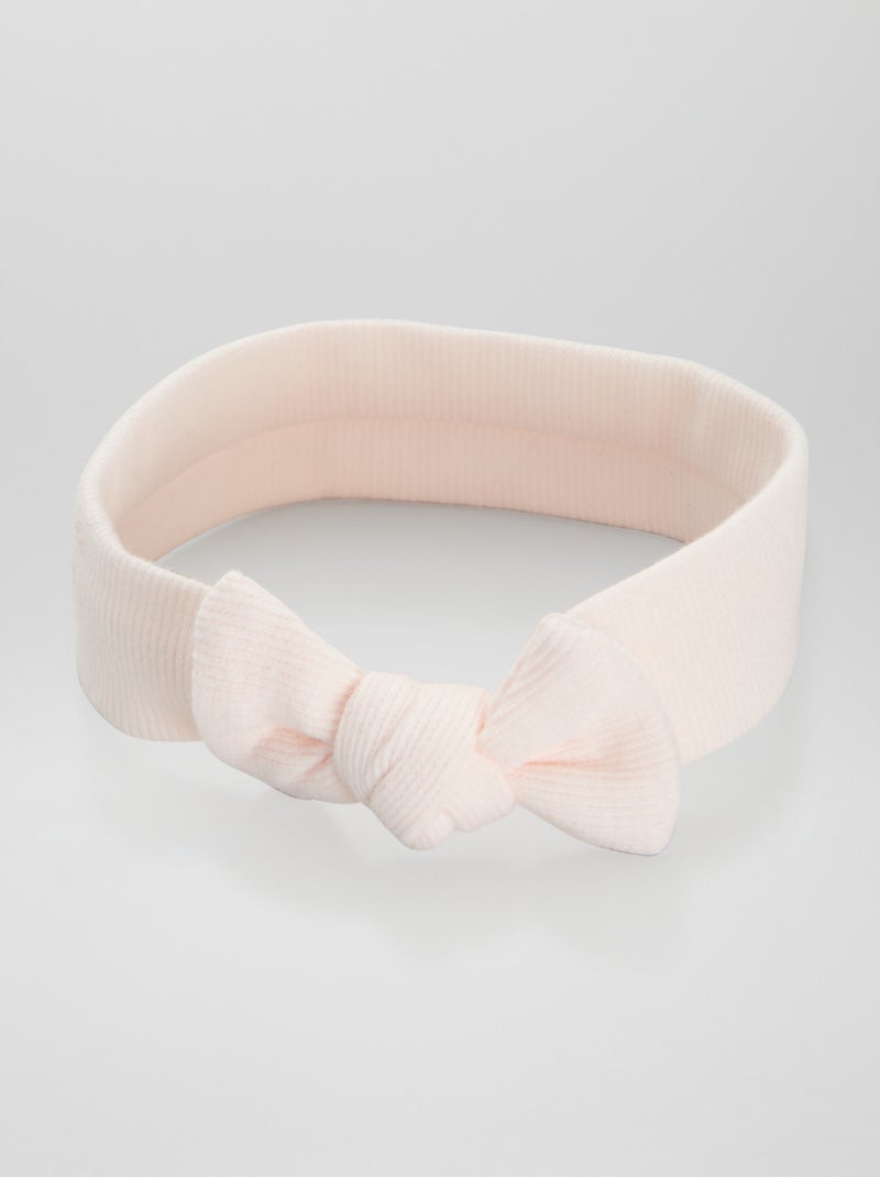 Haarband van ribtricot ROSE - Kiabi