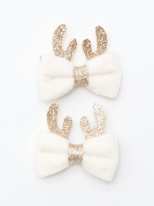 Haarklemmetjes in kerstthema - Kiabi