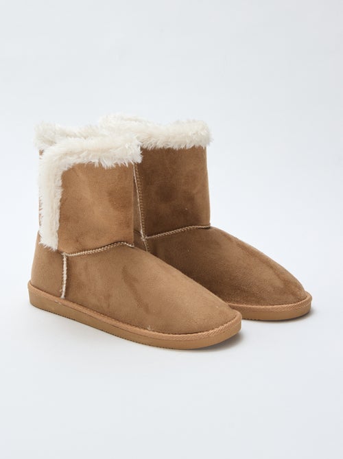 Halfhoge gevoerde laarzen - Kiabi