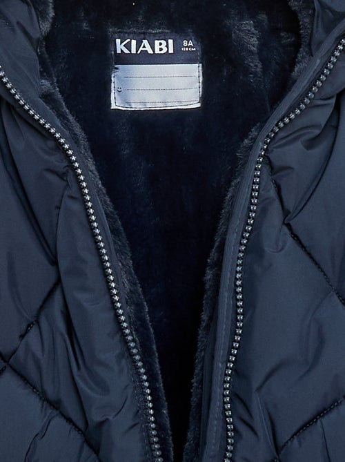 Halflang, warm waterafstotend donsjack - Kiabi