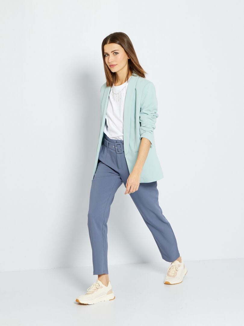Halflange blazer BLAUW - Kiabi