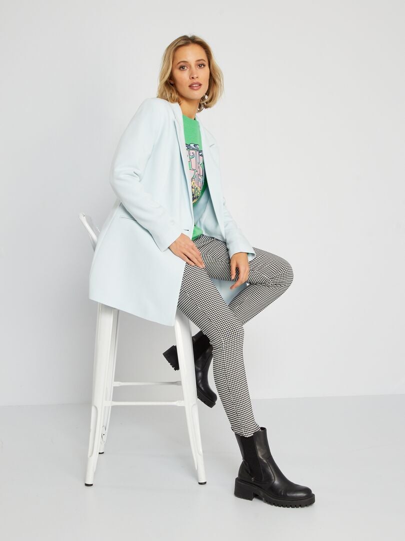 Halflange blazer lichtblauw - Kiabi