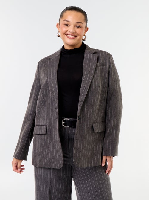 Halflange blazer met strass - Kiabi