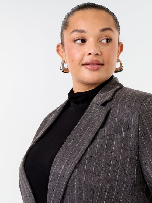 Halflange blazer met strass - Kiabi