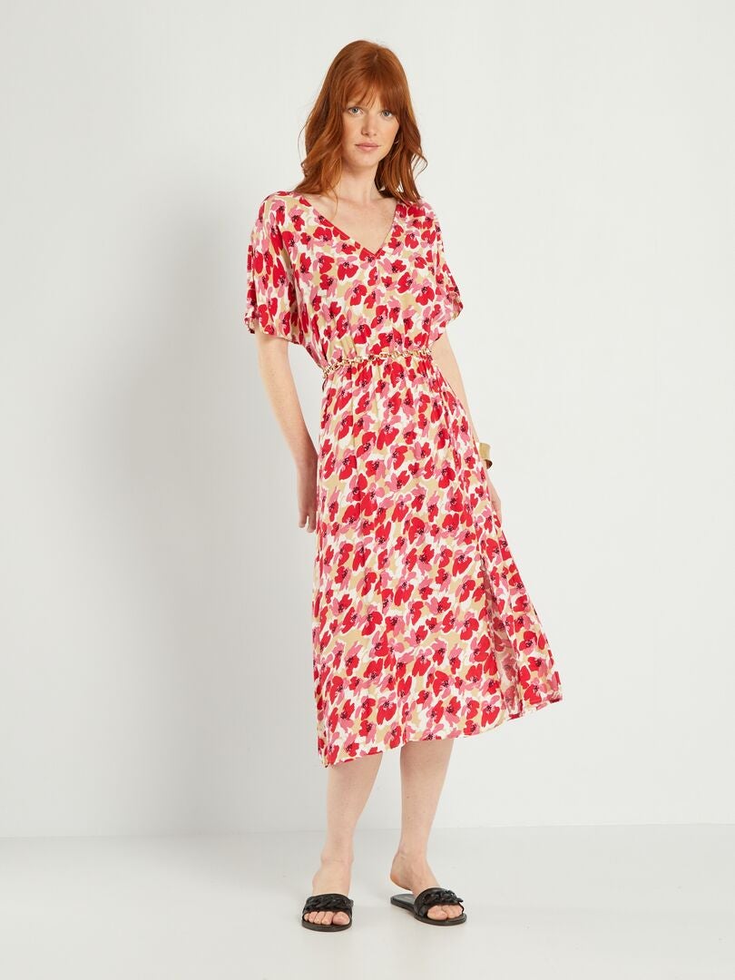 Halflange jurk met print 'JDY' ROSE - Kiabi