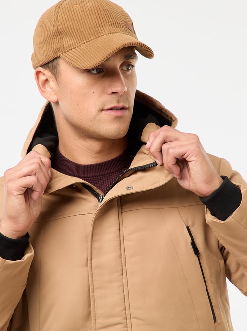 Halflange parka met capuchon - Kiabi