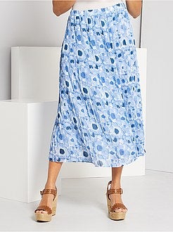 Halflange plooirok - Kiabi