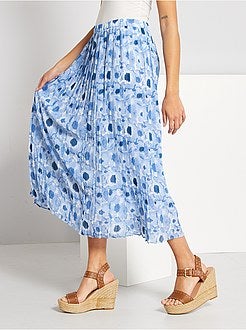 Halflange plooirok - Kiabi