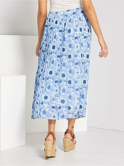 Halflange plooirok - Kiabi