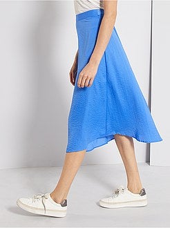 Damesmode maat 34-48 - Halflange rok met bloemenprint - Kiabi