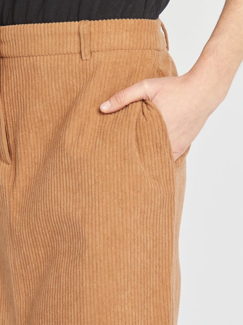 Halflange rok van corduroy - Kiabi