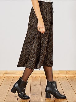 Damesmode maat 34-48 - Halflange soepele rok van 'JDY' - Kiabi