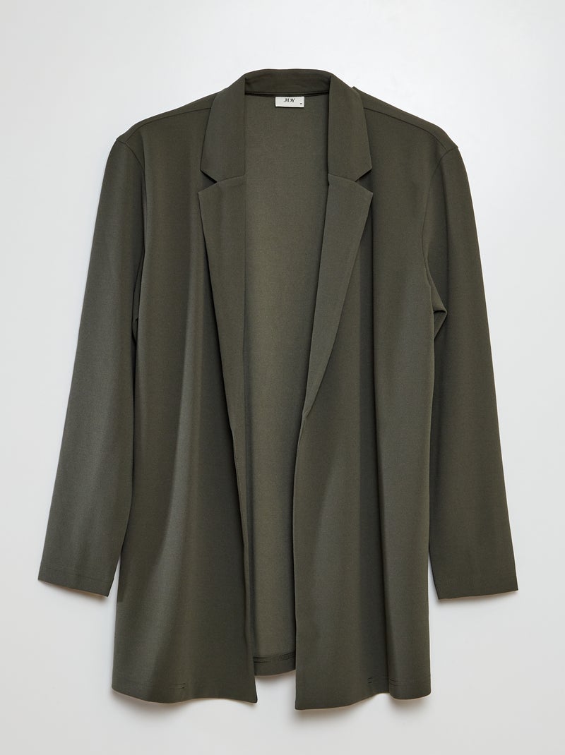 Halflange, soepelvallende blazer | 'JDY' KAKI - Kiabi