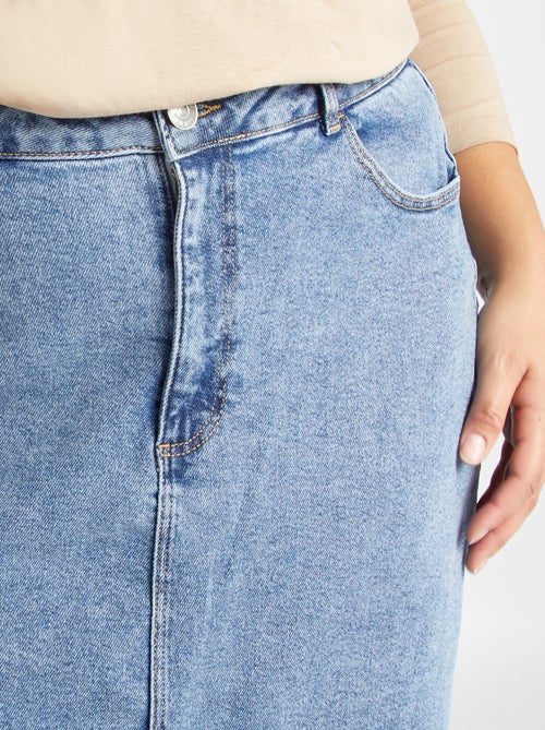 Halflange spijkerrok - Kiabi