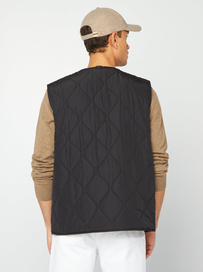 YOUTHUP Men's Hooded Gilet Casual Winter Windproof